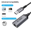 Адаптер Tech-Protect USB-A 3.0 to Ethernet RJ45 1000Mbps Black (5906302321841)