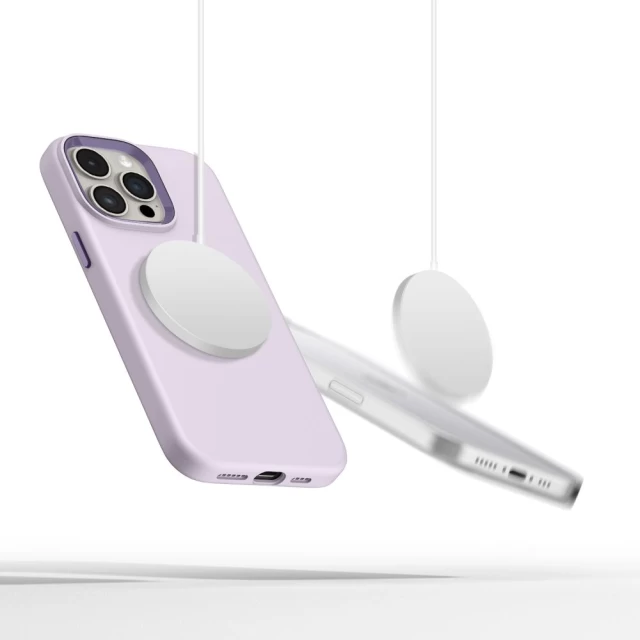 Чохол Tech-Protect Silicone Pure для iPhone 15 Pro Max Mauve with MagSafe (5906302321902)