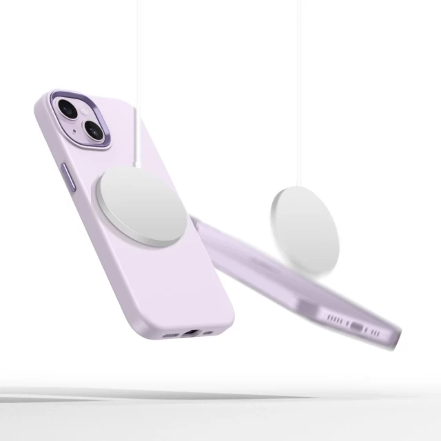 Чохол Tech-Protect Silicone Pure для iPhone 14 Mauve with MagSafe (5906302321957)