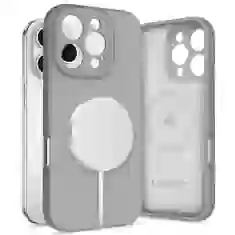 Чехол Tech-Protect Liquid Silicone для iPhone 16 Pro Stone Grey with MagSafe (5906302322541)