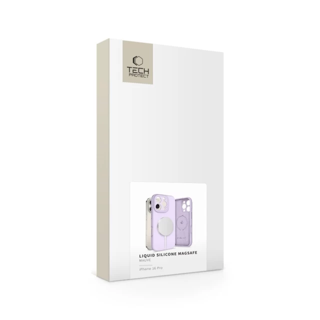 Чохол Tech-Protect Liquid Silicone для iPhone 16 Pro Mauve with MagSafe (5906302322558)