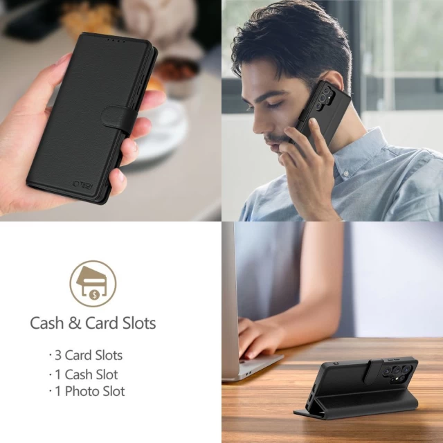 Чохол-книжка Tech-Protect Wallet для iPhone 16e Matte Black (5906302360307)