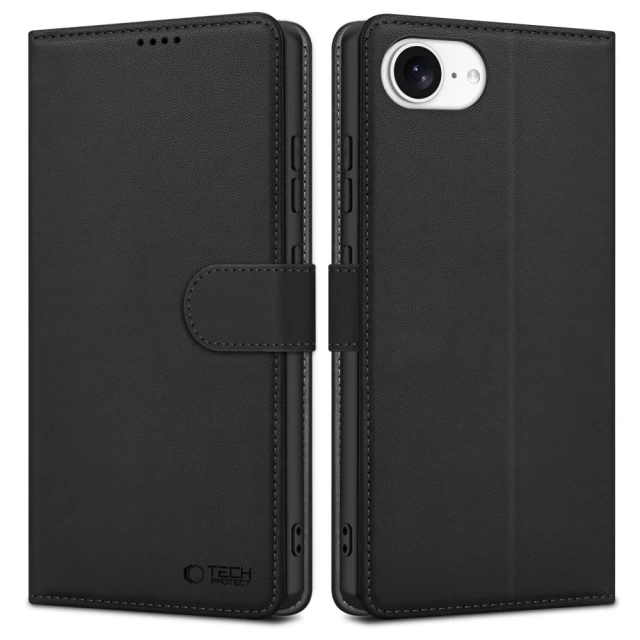 Чохол-книжка Tech-Protect Wallet для iPhone 16e Matte Black (5906302360307)