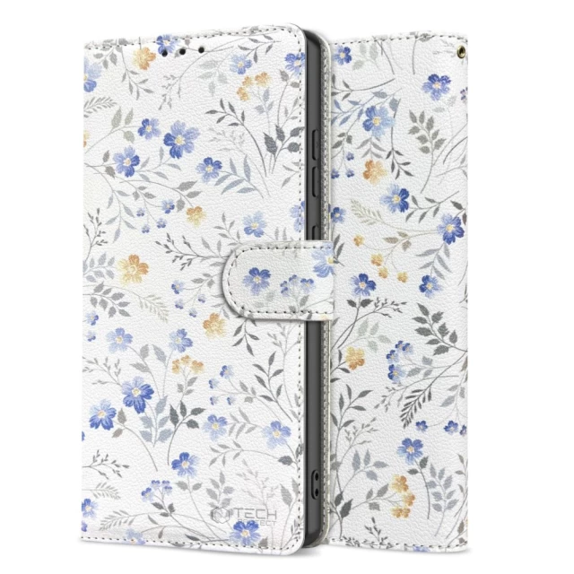 Чохол-книжка Tech-Protect Wallet для iPhone 16e Spring Flowers (5906302360352)