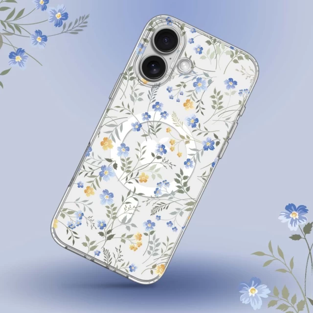 Чохол Tech-Protect FlexAir для iPhone 16e Spring Flowers with MagSafe (5906302360376)