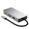 USB-хаб Tech-Protect HB05 9-in-1 USB-C to 3xUSB-A | HDMI 4K 60Hz | SD/TF | RJ45 | USB-C Space Grey (5906302360543)