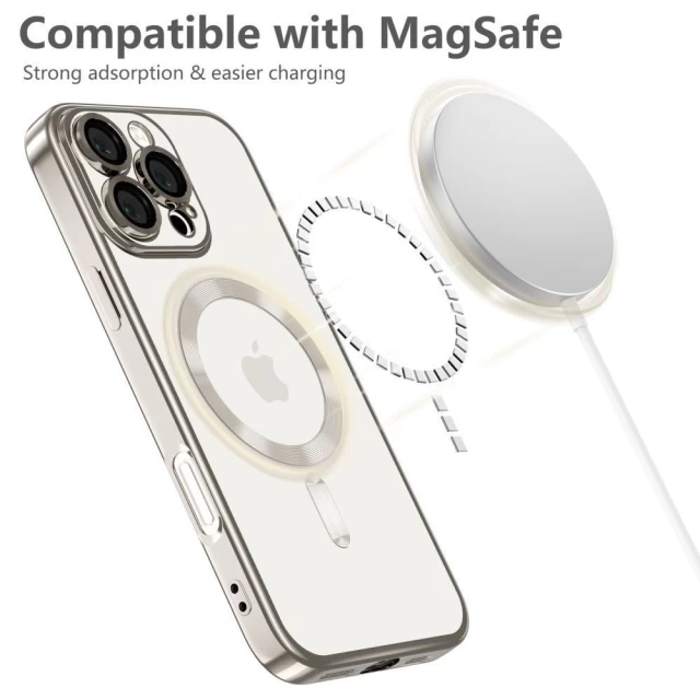 Чохол Tech-Protect MagFlex для Samsung Galaxy A16 (A165-A166) Shiny Gold with MagSafe (5906302360581)