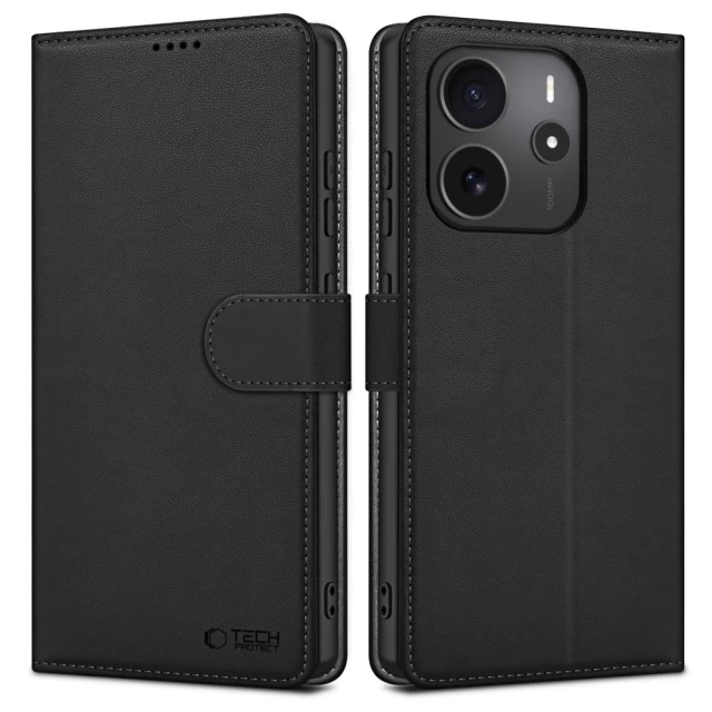 Чохол-книжка Tech-Protect Wallet для Xiaomi Redmi Note 14 4G/LTE Matte Black (5906302361151)