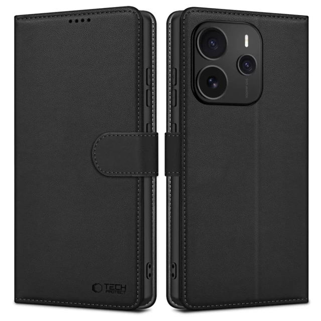 Чохол-книжка Tech-Protect Wallet для Xiaomi Redmi Note 14 5G Matte Black (5906302361168)