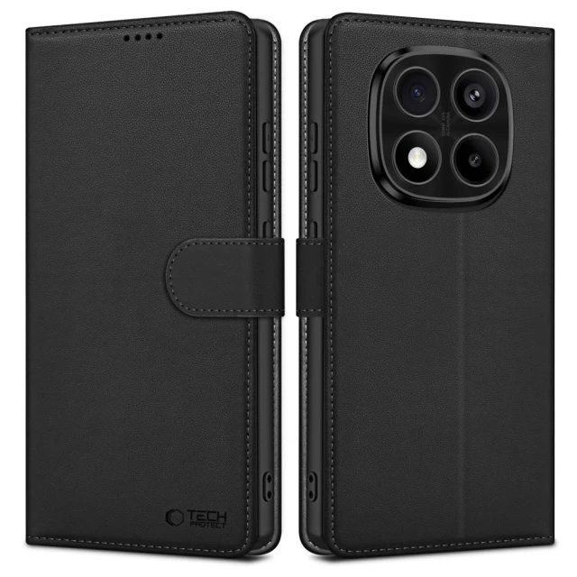 Чехол-книжка Tech-Protect Wallet для Xiaomi Redmi Note 14 Pro 5G | Pro Plus 5G | Poco X7 5G Matte Black (5906302361175)