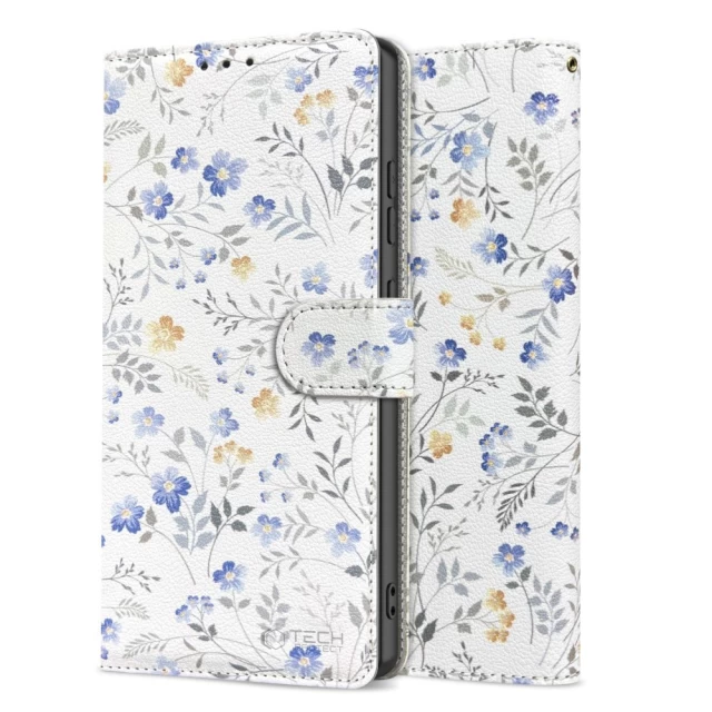 Чехол-книжка Tech-Protect Wallet для Xiaomi Redmi Note 14 Pro 5G | Pro Plus 5G | Poco X7 5G Spring Flowers (5906302361571)