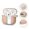 Чохол для навушників Tech-Protect Silicone Hook для AirPods 4 Caffe Latte (5906302370078)