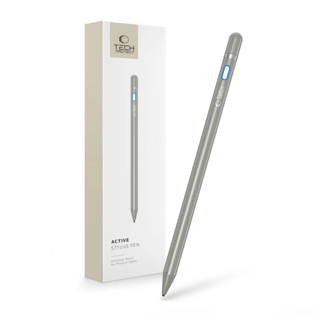 Стилус Tech-Protect Active Stylus Pen Titanium (5906302370306)