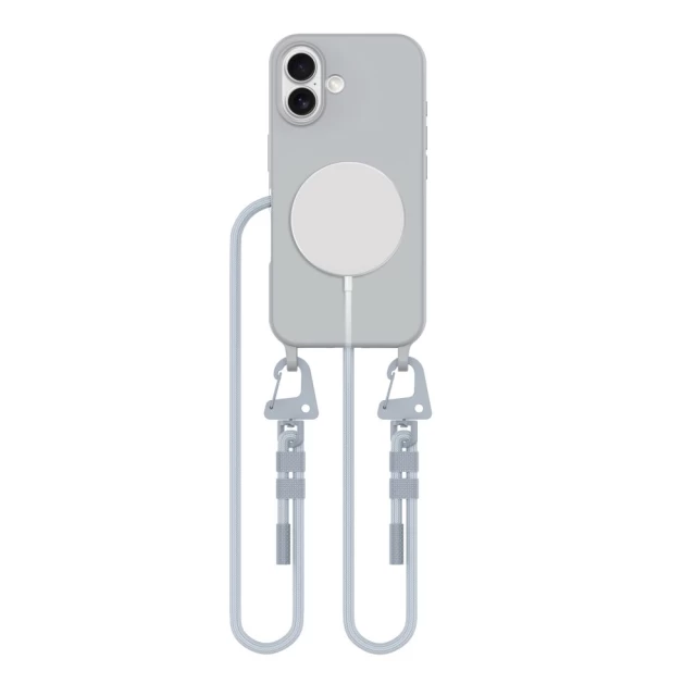 Чохол Tech-Protect MagNecklace для iPhone 16 Crayon Grey with MagSafe (5906302370320)