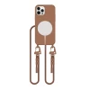 Чехол Tech-Protect MagNecklace для iPhone 12 | 12 Pro Chocolate Brown with MagSafe (5906302370443)