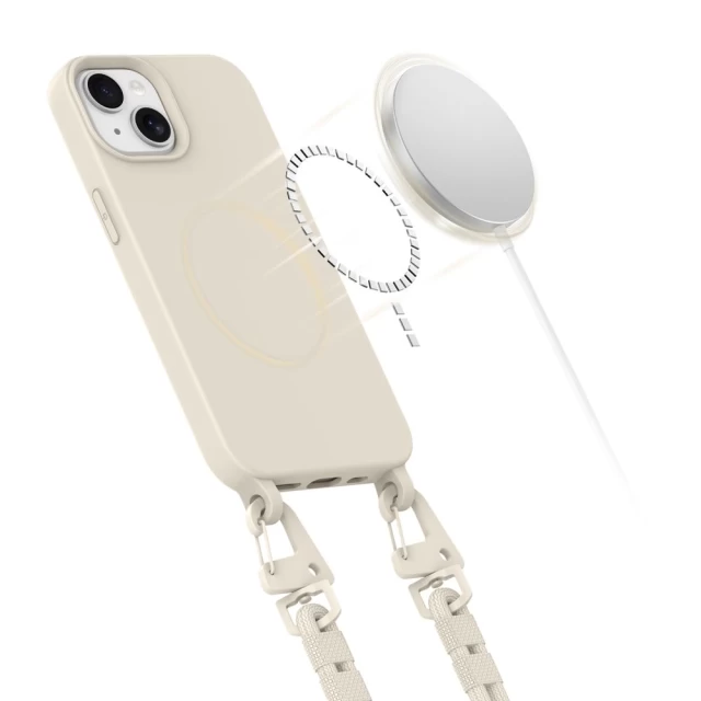 Чехол Tech-Protect MagNecklace для iPhone 13 Cosmic Latte with MagSafe (5906302370467)