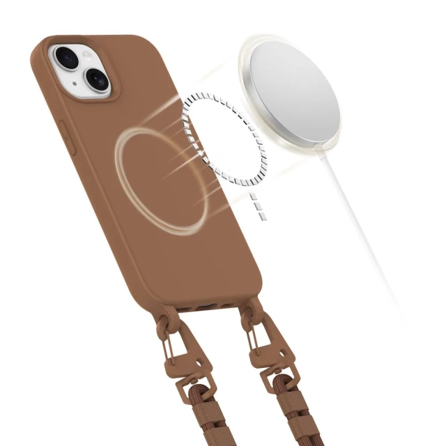 Чехол Tech-Protect MagNecklace для iPhone 14 Chocolate Brown with MagSafe (5906302370504)