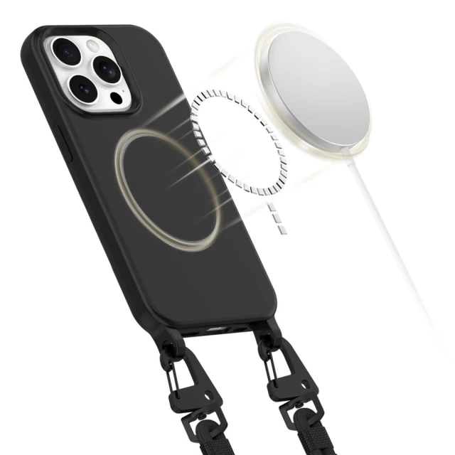 Чехол Tech-Protect MagNecklace для iPhone 14 Pro Black with MagSafe (5906302370511)