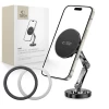 Автотримач Tech-Protect N57 Dashboard Car Mount & Desktop Phone Stand Black with MagSafe (5906302371365)