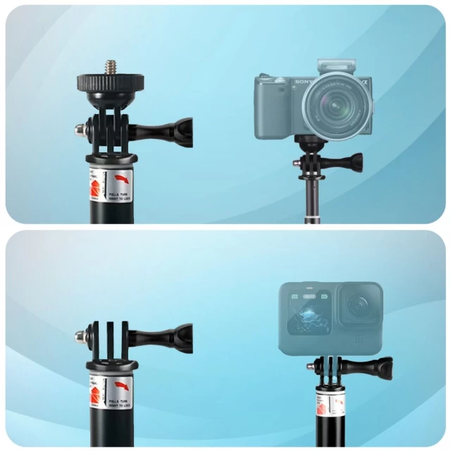 Монопод Tech-Protect GA100 Monopad & Selfie Stick для GoPro | DJI Black (5906302371747)