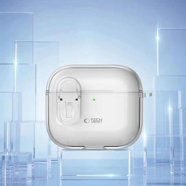 Чехол для наушников Tech-Protect Slim Hook для AirPods 4 Clear (5906302371792)