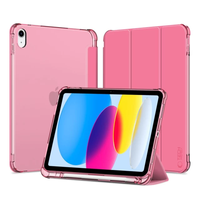 Чехол Tech-Protect SC Pen Hybrid для iPad 10.9 2022 10th Gen Crystal Magenta (5906302372102)