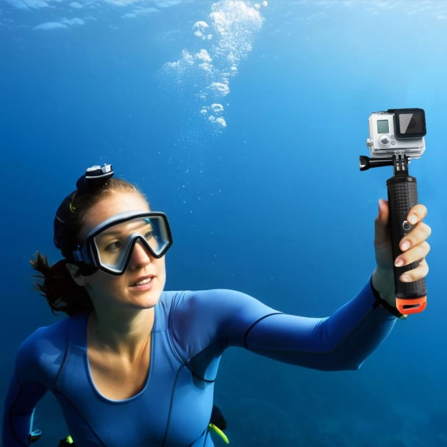 Водонепроницаемый монопод Tech-Protect GА100 Float Hand Grip для GoPro | DJI Black (5906302372447)