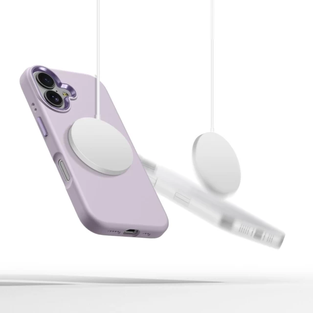 Чохол Tech-Protect Silicone Pure для iPhone 16 Mauve with MagSafe (5906302372515)