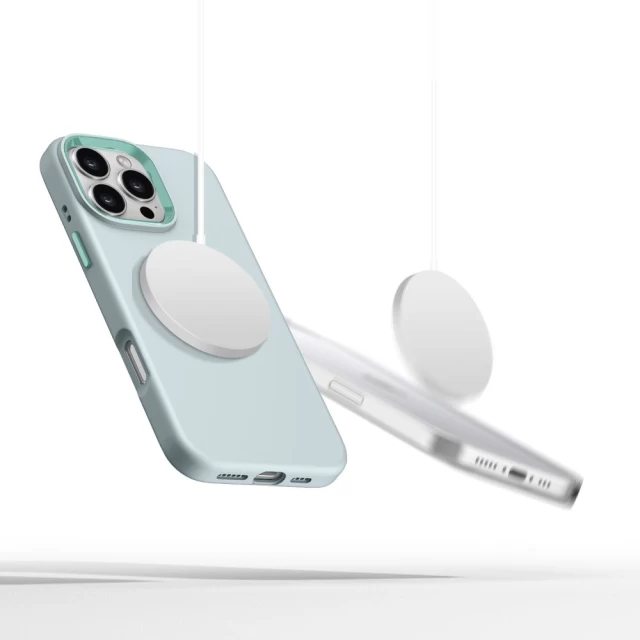 Чохол Tech-Protect Silicone Pure для iPhone 16 Pro Sky Blue with MagSafe (5906302372591)