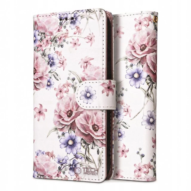 Чехол-книжка Tech-Protect Wallet для Samsung Galaxy A16 (A165-A166) Blossom Flower (5906302372713)