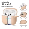 Чехол для наушников Tech-Protect Silicone Hook для AirPods 3 Caffe Latte (5906302375066)