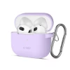 Чехол для наушников Tech-Protect Silicone Hook для AirPods 3 Lavender (5906302375080)