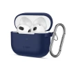 Чехол для наушников Tech-Protect Silicone Hook для AirPods 3 Navy Blue (5906302375103)