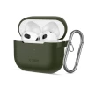 Чехол для наушников Tech-Protect Silicone Hook для AirPods 3 Olive Green (5906302375110)