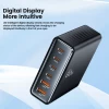 USB-хаб Tech-Protect 6-in-1 DC80W PD80W QC3.0 Black (5906302375448)