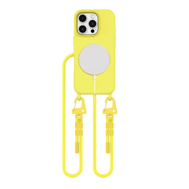 Чохол Tech-Protect MagNecklace для iPhone 16 Pro Canary Yellow with MagSafe (5906302375936)