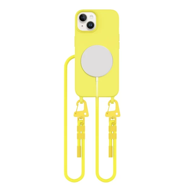 Чохол Tech-Protect MagNecklace для iPhone 14 Canary Yellow with MagSafe (5906302376032)