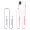 Чехол Tech-Protect Flexair Chain для iPhone 16 Grey Pink with MagSafe (5906302380206)