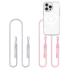 Чохол Tech-Protect Flexair Chain для iPhone 16 Pro Grey Pink with MagSafe (5906302380213)