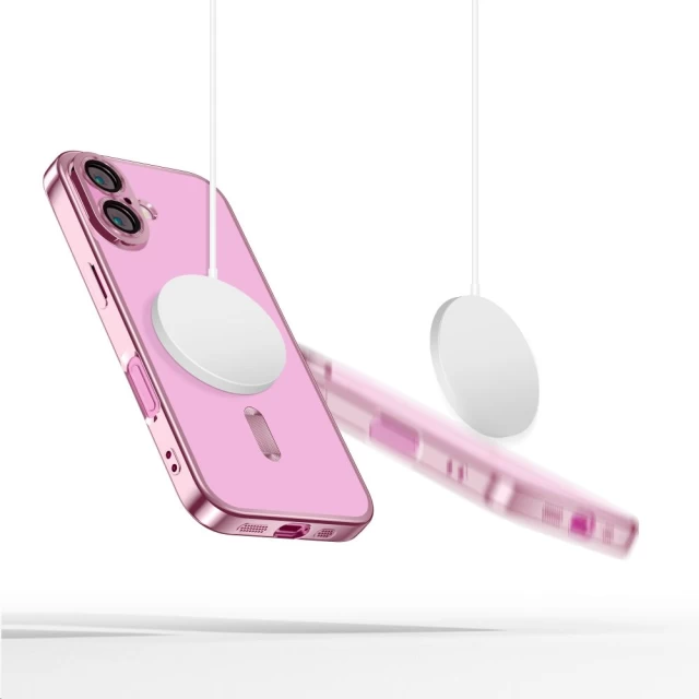 Чехол Tech-Protect MagFlex для iPhone 16 Shiny Rose with MagSafe (5906302380978)