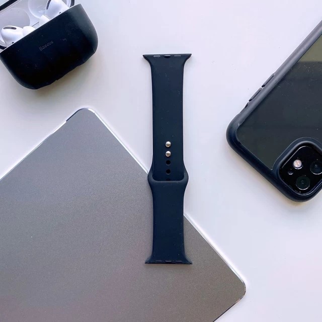 Ремінець Tech-Protect IconBand для Apple Watch 49 | 45 | 44 | 42 mm Black (5906735412710)