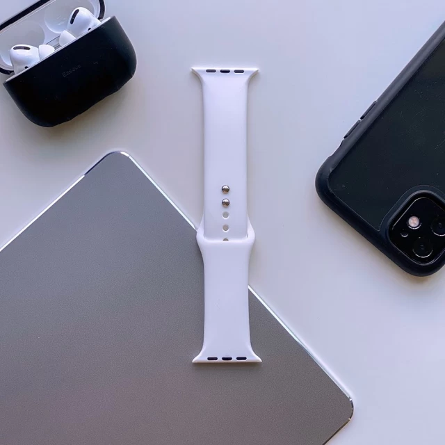 Ремінець Tech-Protect IconBand для Apple Watch 49 | 45 | 44 | 42 mm White (5906735412741)