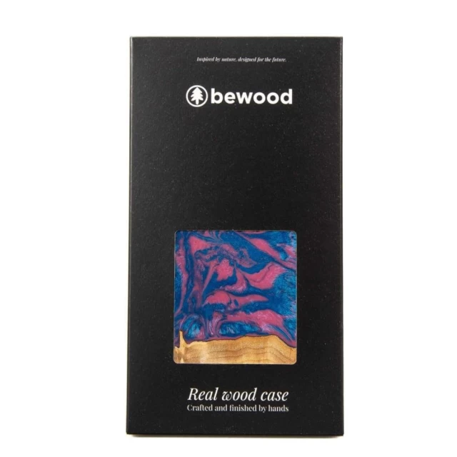 Чехол Bewood Unique Vegas для iPhone 14 Pink Blue (BWD11174-0)