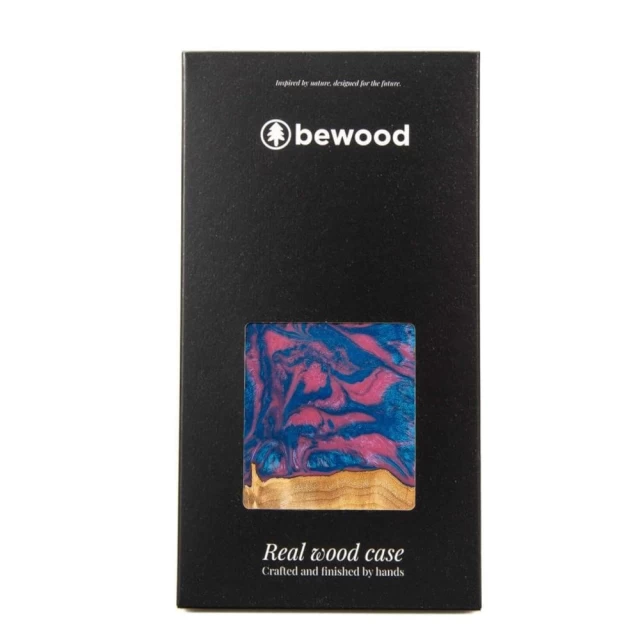 Чохол Bewood Unique Vegas для iPhone 14 Pink Blue (BWD11174-0)