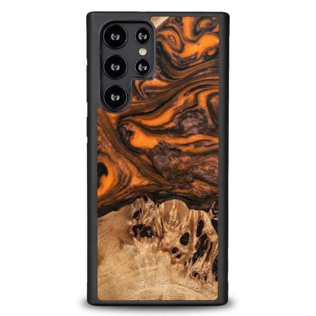 Чехол Bewood Unique Orange для Samsung Galaxy S22 Ultra (S908) Orange Black (5907511780276)