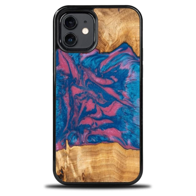 Чохол Bewood Unique Vegas для iPhone 12 | 12 Pro Blue Pink (5907511781433)