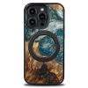 Чохол Bewood Unique Planet Earth для iPhone 14 Pro Blue Green with MagSafe (BWD12024-0)