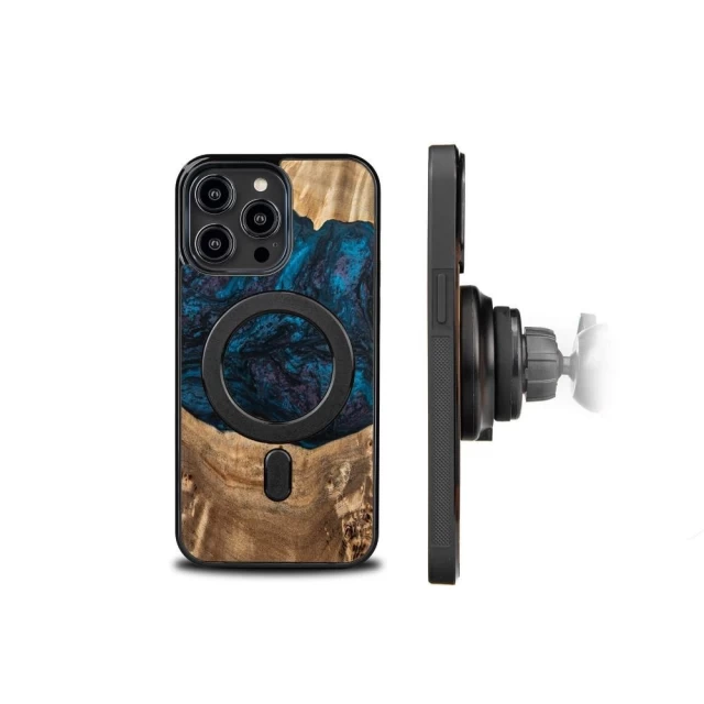 Чехол Bewood Unique Neptune для iPhone 14 Pro Max Navy Black with MagSafe (BWD12049-0)