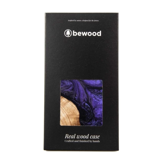 Чохол Bewood Unique Violet для iPhone 13 Purple Black with MagSafe (5907511786711)