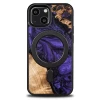 Чехол Bewood Unique Violet для iPhone 13 mini Purple Black with MagSafe (5907511786902)